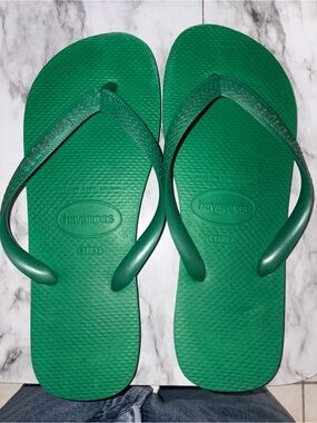 Havaianas Women's Emerald Green Flip Flops